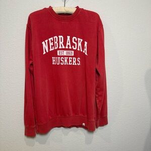 Red Nebraska Huskers Crewneck Sweater RN114166